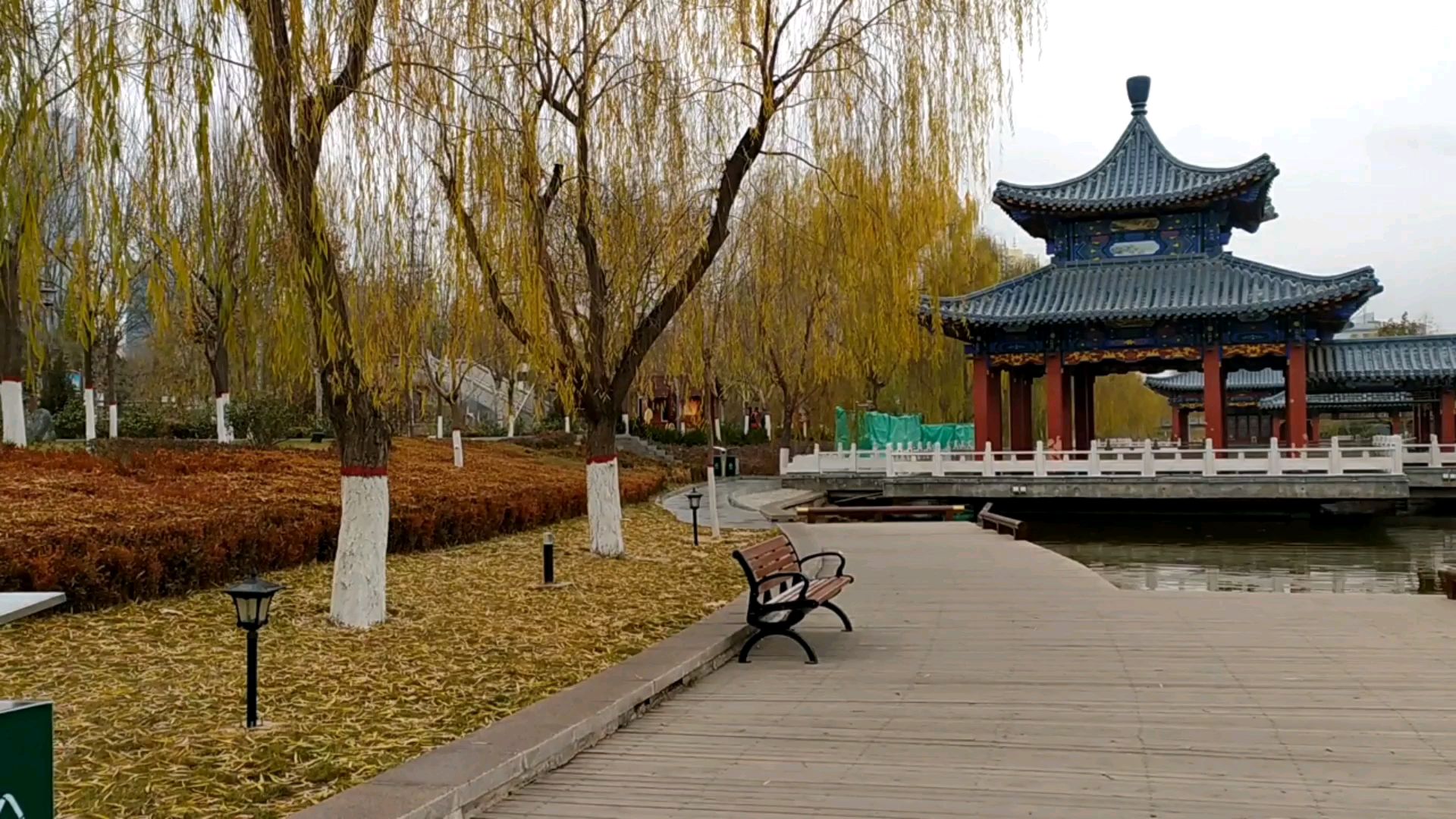 兰州雁滩公园,一个很幽静的地方,适合休闲运动